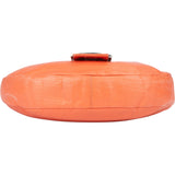 Fendi Orange Leather Limited FF Buckle Hobo Bag