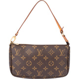 Louis Vuitton Canvas Monogram Pochette Accessoire Handbag