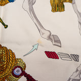 Hermès Classic "Le Timbalier" Silk Carre 90 Scarf Tuch
