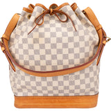 Louis Vuitton Damier Azur Monogram Sac Noe Grande Shoulder Bag