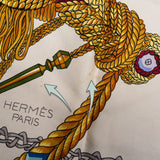 Hermès Classic "Le Timbalier" Silk Carre 90 Scarf Tuch