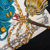 Hermès Classic "Le Timbalier" Silk Carre 90 Scarf Tuch