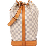 Louis Vuitton Damier Azur Monogram Sac Noe Grande Shoulder Bag