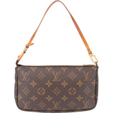 Louis Vuitton Canvas Monogram Pochette Accessoire Handbag