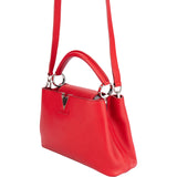 Louis Vuitton Red Leather Capucines BB Handbag