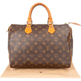 Louis Vuitton Canvas Monogram Speedy 30 Handbag