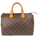 Louis Vuitton Canvas Monogram Speedy 30 Handbag