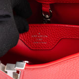 Louis Vuitton Red Leather Capucines BB Handbag