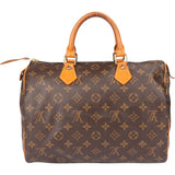 Louis Vuitton Canvas Monogram Speedy 30 Handbag