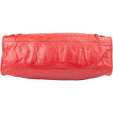 Balenciaga Red Leather City Handbag
