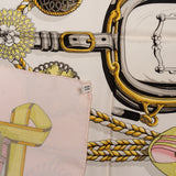 Hermès Classic "Frontauxa Cocardes" Silk Carre 90 Scarf Tuch