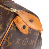 Louis Vuitton Canvas Monogram Speedy 30 Handbag