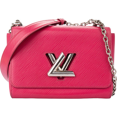 Louis Vuitton Pink Epi Leather Twist Crossbody Bag