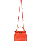 Fendi Suede Peekaboo Handbag