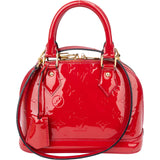 Louis Vuitton Pomme D´Amour Vernis Monogram Alma BB Handbag