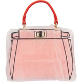 Fendi Suede Peekaboo Handbag