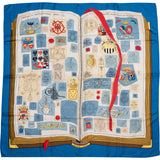 Hermès Classic "Chiffres Et Monogrammes" Silk Carre 90 Scarf Tuch