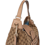 Gucci GG Monogram Horsebit Hobo Shoulder Bag