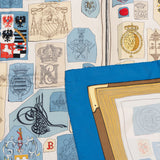 Hermès Classic "Chiffres Et Monogrammes" Silk Carre 90 Scarf Tuch