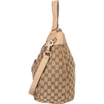 Gucci GG Monogram Horsebit Hobo Shoulder Bag - vintageandkickz