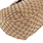 Gucci GG Monogram Horsebit Hobo Shoulder Bag - vintageandkickz