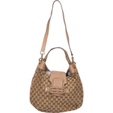 Gucci GG Monogram Horsebit Hobo Shoulder Bag