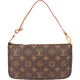 Louis Vuitton Canvas Monogram Pochette Accessoire Handbag