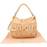 Miu Miu Quilted Leather City Handbag