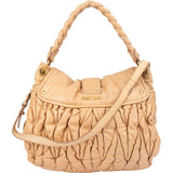 Miu Miu Quilted Leather City Handbag