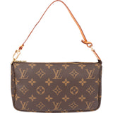 Louis Vuitton Canvas Monogram Pochette Accessoire Handbag
