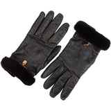 Hermès Lambskin Mink Fur Princess Padlock Kelly Gloves