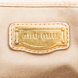 Miu Miu Quilted Lambskin City Handbag