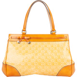 Gucci GG Patent Leather Monogram Handbag
