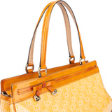 Gucci GG Patent Leather Monogram Handbag
