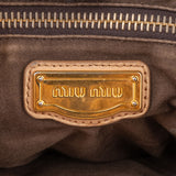 Miu Miu Quilted Leather City Handbag