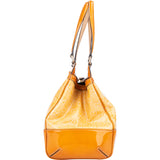 Gucci GG Patent Leather Monogram Handbag