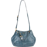 Prada Blue Leather City Handbag