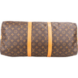 Louis Vuitton Canvas Monogram Keepall 50 Bandouliere