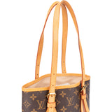 Louis Vuitton Canvas Monogram Bucket Bag PM Handbag