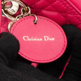 Christian Dior Pink Leather Lady Dior Handbag