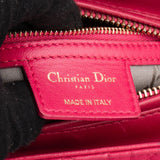 Christian Dior Pink Leather Lady Dior Handbag