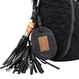 Gucci GG Monogram Bamboo Hobo Bag