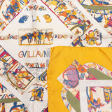 Hermès Classic "La Gvillavme" Silk Carre 90 Scarf Tuch