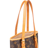 Louis Vuitton Canvas Monogram Bucket Bag PM Handbag