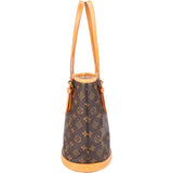 Louis Vuitton Canvas Monogram Bucket Bag PM Handbag