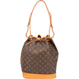 Louis Vuitton Canvas Monogram Sac Noe Grande Shoulder Bag