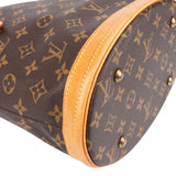 Louis Vuitton Canvas Monogram Bucket Bag PM Handbag