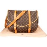 Louis Vuitton Canvas Monogram Saumur 43 Crossbody Bag