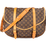 Louis Vuitton Canvas Monogram Saumur 43 Crossbody Bag