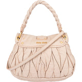 Miu Miu Quilted Leather City Handbag